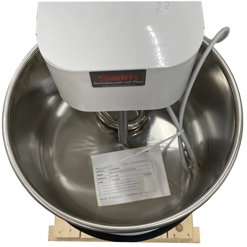 Prismafood Spiralteigknetmaschine ITR 20 Premium 22L 17kg Teigkapazität 400V